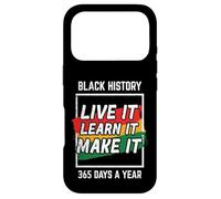 Black History Live Learn Make It African American Men Women Case for iPhone 17 Pro