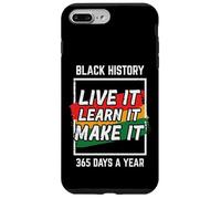 Black History Live Learn Make It African American Men Women Case for iPhone 7 Plus/8 Plus