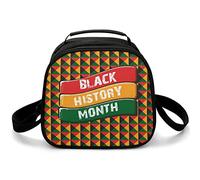 Black History Month 2025 Cute Lunch Bags for Women Men Lightweight Insulated Lunch Bag for Work Picnic Travel