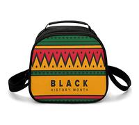 Black History Month 2025 Cute Lunch Bags for Women Men Lightweight Insulated Lunch Bag for Work Picnic Travel