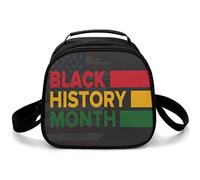 Black History Month 2025 Cute Lunch Bags for Women Men Lightweight Insulated Lunch Bag for Work Picnic Travel