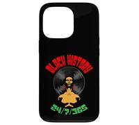 Black History Month 24/7/365 Vinyl Record LP Afro Music DJ Case for iPhone 13 Pro