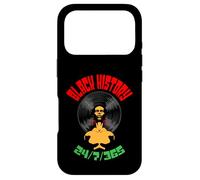 Black History Month 24/7/365 Vinyl Record LP Afro Music DJ Case for iPhone 17 Pro