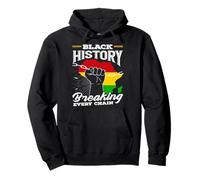 Black History Month Africa Breaking Every Chain Pullover Hoodie