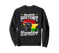 Black History Month Africa Breaking Every Chain Sweatshirt