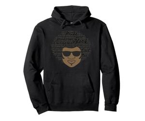 Black History Month African American Afro Man Pullover Hoodie