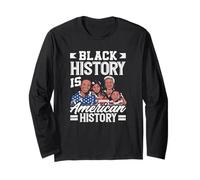 Black History Month America Flag American Long Sleeve T-Shirt