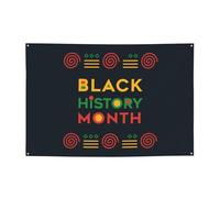 Black History Month Banner Backdrop Photography Background 47x71in Flag For Party Home Yard Holiday Decoration