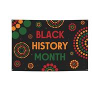 Black History Month Banner Backdrop Photography Background 47x71in Flag For Party Home Yard Holiday Decoration