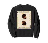 Black History Month Black King Card Sweatshirt