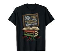 Black History Month Black Leaders Book Tree African American Value Graphic T-Shirt