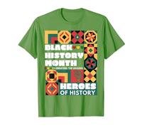 Black History Month Celebrating African Black History Month T-Shirt, Men, Grass Green, Small