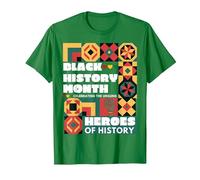 Black History Month Celebrating African Black History Month T-Shirt, Men, Kelly Green, Medium
