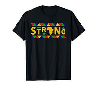 Black History Month Clothing Strong African Boy Girl Gift T-Shirt