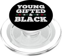 Black History Month Educated Young Gifted & Black African PopSockets PopGrip for MagSafe