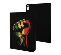 Black History Month Fist Juneteenth Case Compatible for iPad 10代 (10.9in) Tablet Cases Stand Protective Cover with Sleep/Wake