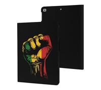 Black History Month Fist Juneteenth Case Compatible for ipad 2017/2018/Air1/Air2 (9.7in) Tablet Cases Stand Protective Cover with Sleep/Wake