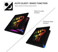 Black History Month Fist Juneteenth Case Compatible for IPAD Pro 20/21/22(11in) Tablet Cases Stand Protective Cover with Sleep/Wake
