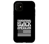Black History Month Flag Foundational Black American Case for iPhone 11