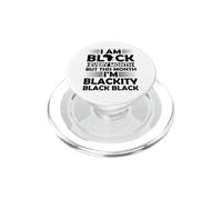 black history month for African Americans to celebrate unity PopSockets PopGrip for MagSafe