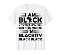 Black History Month for African Americans to Celebrate Unity Value Graphic T-Shirt, Men, White, XL