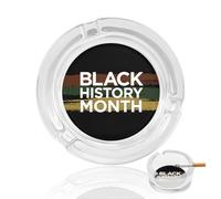 Black History Month Glass Ashtrays for Cigarettes Ash Tray Ashtray Home Office Indoor Outdoor Decoration