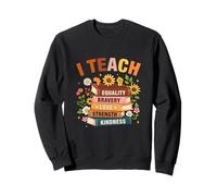 Black History Month I Teach African American Teacher Women Sweatshirt
