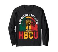 Black History Month I'm Rooting for Every HBCU Sunset Long Sleeve T-Shirt