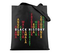 Black History Month Leaders Tote Bag Gift Black Pride Gift (black history B UK)