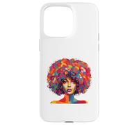 Black History Month Melanin Afro African Black Queen Case for iPhone 15 Pro Max