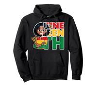 Black History Month Melanin Afro American Women Juneteenth Pullover Hoodie