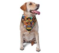Black History Month Printed Graphic Pet Triangle Scarf For Dogs & Cats, Adjustable Cute Pet Bandana For & Photo Shoots