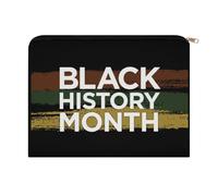 Black History Month Travel Cosmetic Bags Toiletry Pouch Makeup Purses Organizer Storage Case