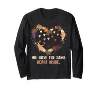 Black History Month We Have The Same Heart Inside Vintage Long Sleeve T-Shirt