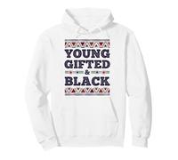 Black History Month Young Gifted & Black African Afro Pullover Hoodie