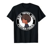 Black History Panther Party Power Logo Afro Hair 1966 T-Shirt