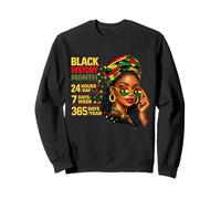 Black History Pride Everyday Afro Woman African Heritage Sweatshirt