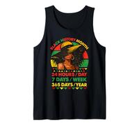 Black History Pride Everyday Afro Woman African Heritage Tank Top