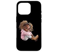 Black History Queen Melanin Sistas Women Curly Afro American Case for iPhone 16 Pro