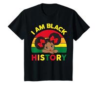 Black History Shirts Toddler Little Girls I Am Black History T-Shirt