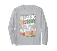 Black History Tree of Knowledge Design Long Sleeve T-Shirt