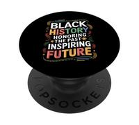 Black History Tree of Knowledge Design PopSockets Adhesive PopGrip