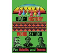 Black History Word Search Puzzle Book: Word Search with Easy to Read Print about Black History, Black Culture, Black People and more | 6x9 inches,110 ... Gift for Vacations, Holidays and Free Time