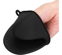 (Black) Hochste Silicone Oven Holder Mitts Heat Resistant