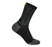 Black Hoka Clifton Run Crew Socks, Size M