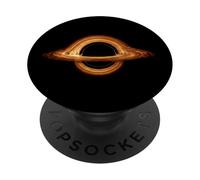 Black Hole Accretion Disk Astrophysics Physics Concept PopSockets Adhesive PopGrip