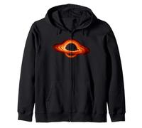 Black Hole Accretion Disk Space Physics Concept Zip Hoodie