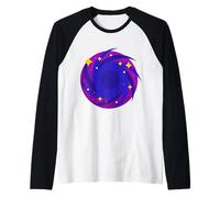 Black Hole Astro Physics Raglan Baseball Tee