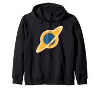 Black Hole Astro Physics Zip Hoodie