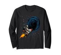 Black Holes Journey Universe Physics Astrophysicist Quantum Long Sleeve T-Shirt